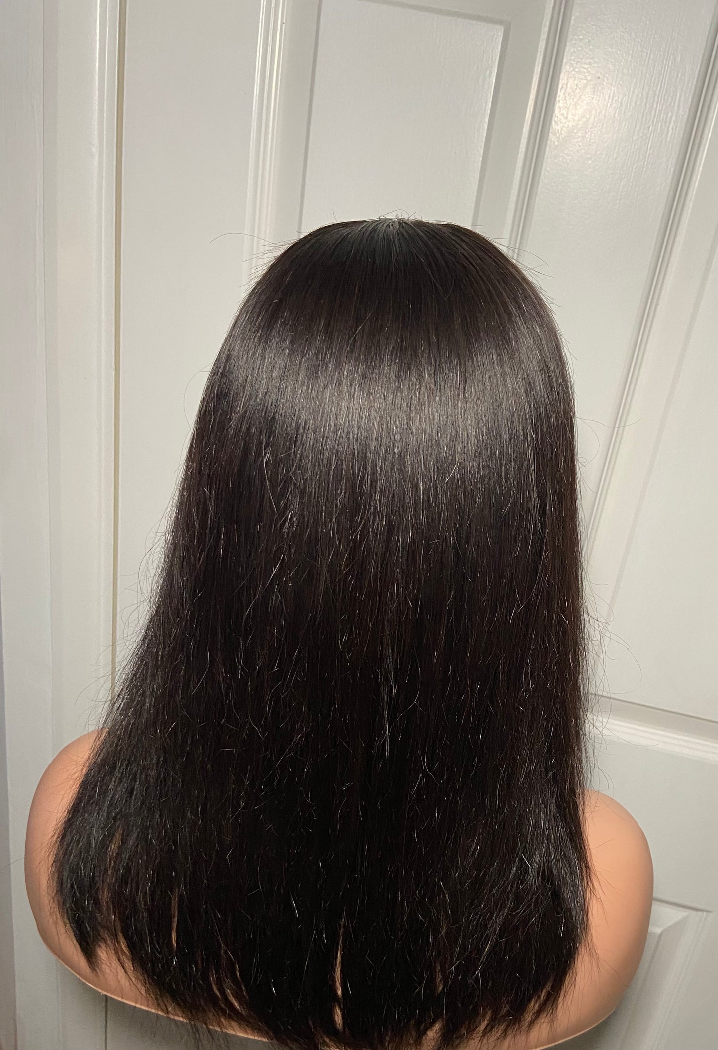 Lace Front Wig | 100% Human Hair | 12” Straight Hair | Transparent Lace | PRE-ORDER