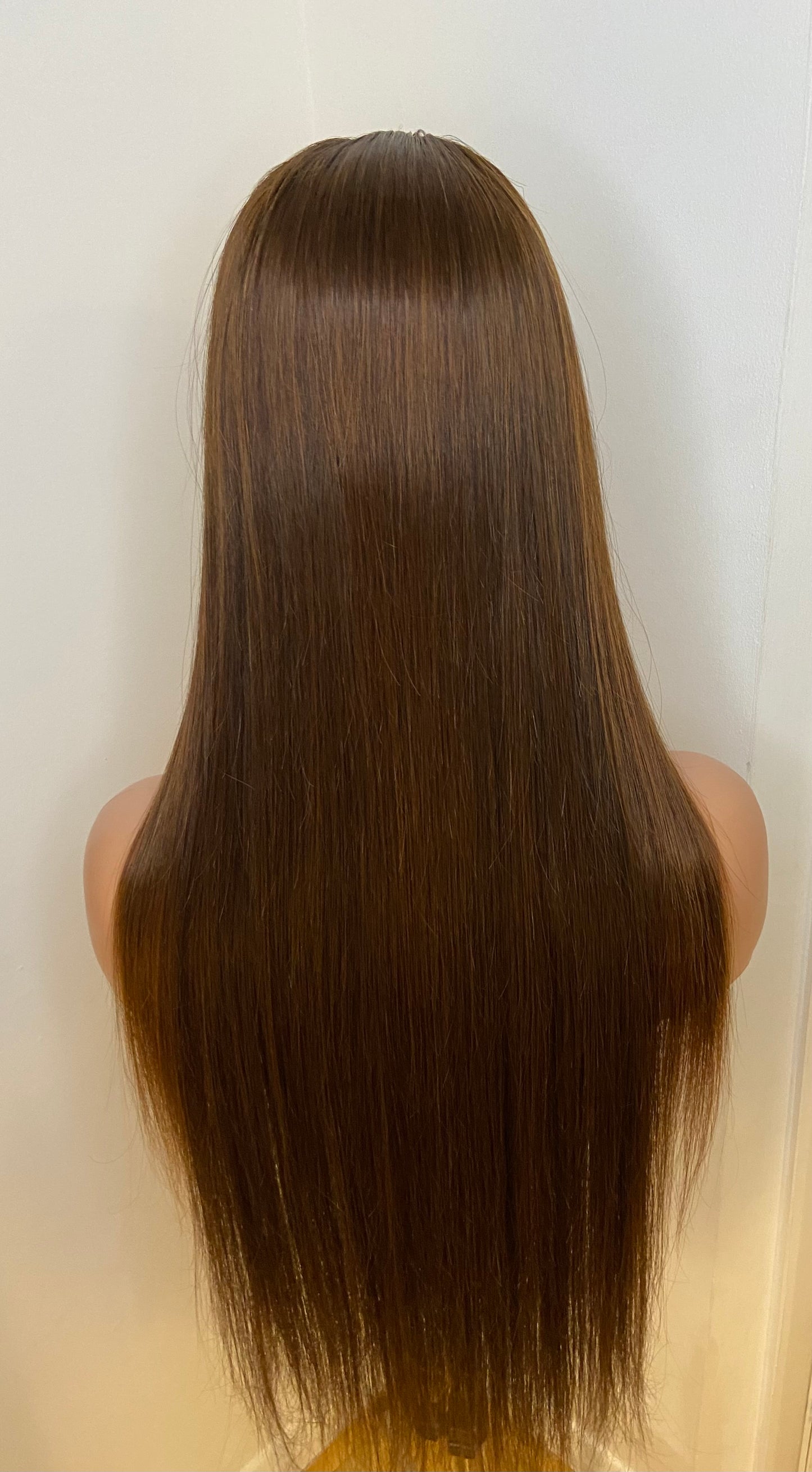 AUTUMN | Brown Full Lace Wig 22” | Bone Straight Virgin Hair | PRE ORDER