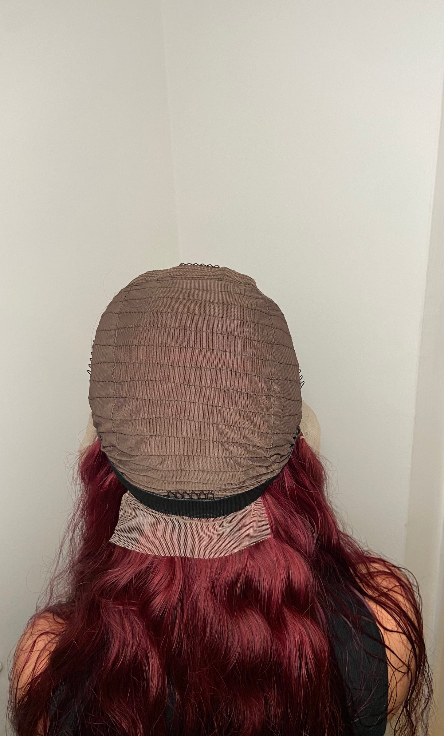 ROSIE | Loose Deep Wave Wig | 13x4 Full Frontal | Burgundy | 100% Human Hair | PRE-ORDER