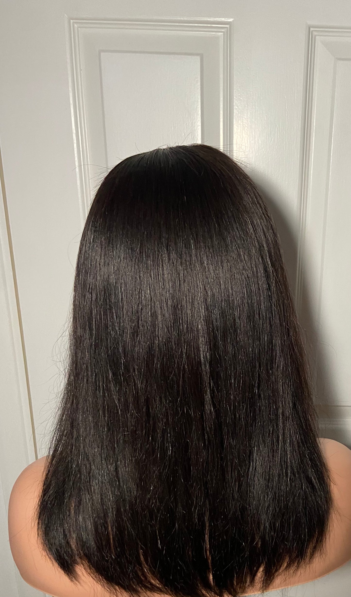 Lace Front Wig | 100% Human Hair | 12” Straight Hair | Transparent Lace | PRE-ORDER
