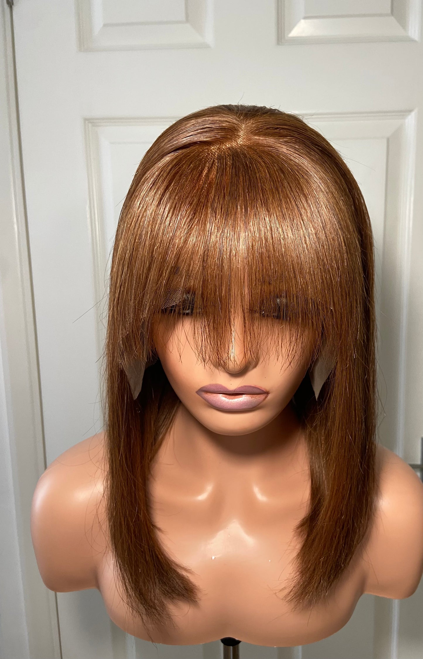 SHARON | Fringe Bob Wig 12” | 13x4 Transparent Lace Front | Virgin Hair | PRE-ORDER