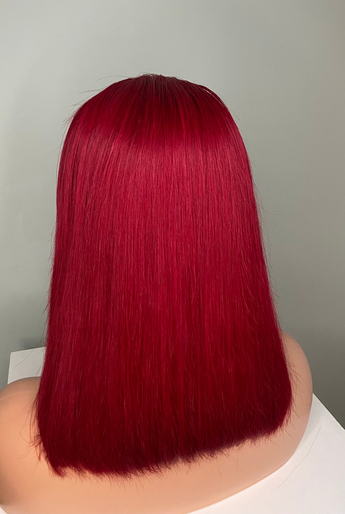 RUBY | Lace Frontal Wig | Burgundy | 100% Human Hair