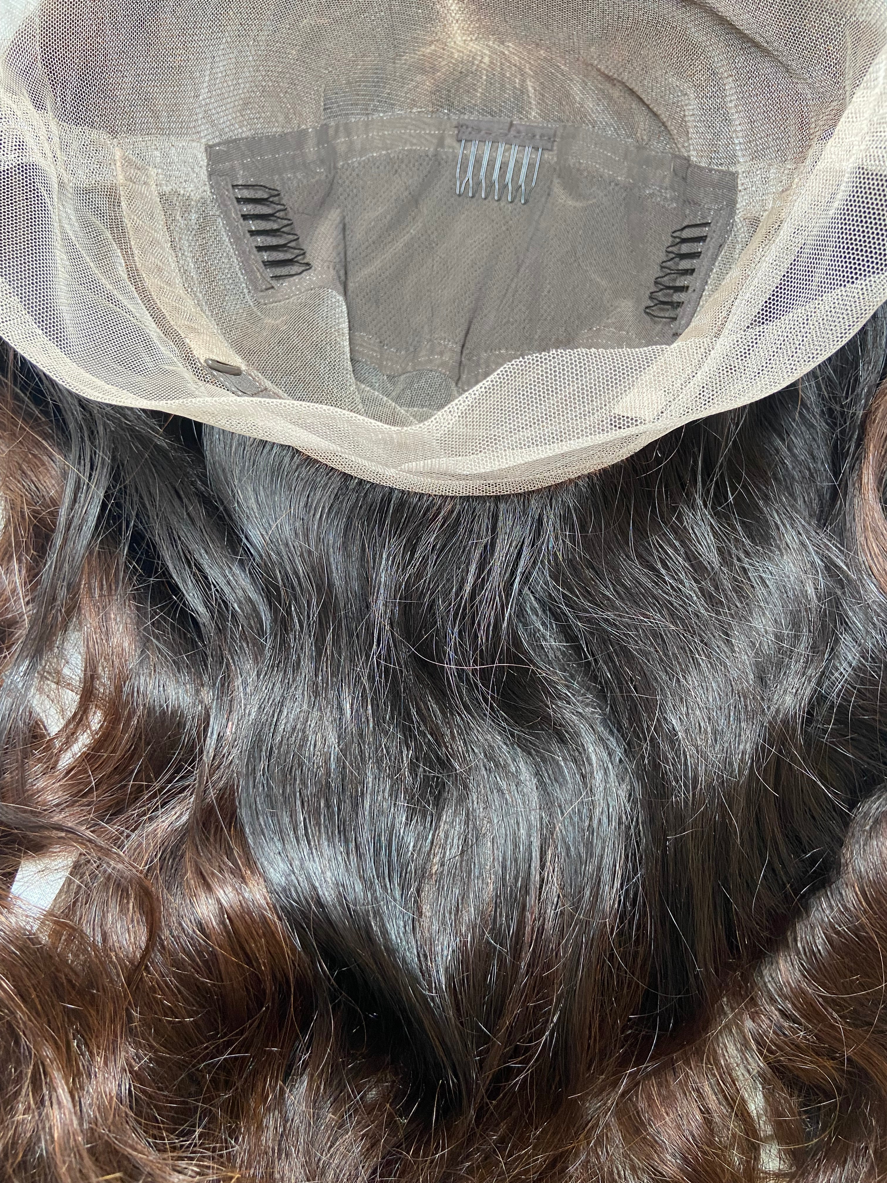 BRIE | Full Lace Wig 20” | Virgin Vietnamese Hair | Body Wave | Ombre Brown | PRE-ORDER ONLY