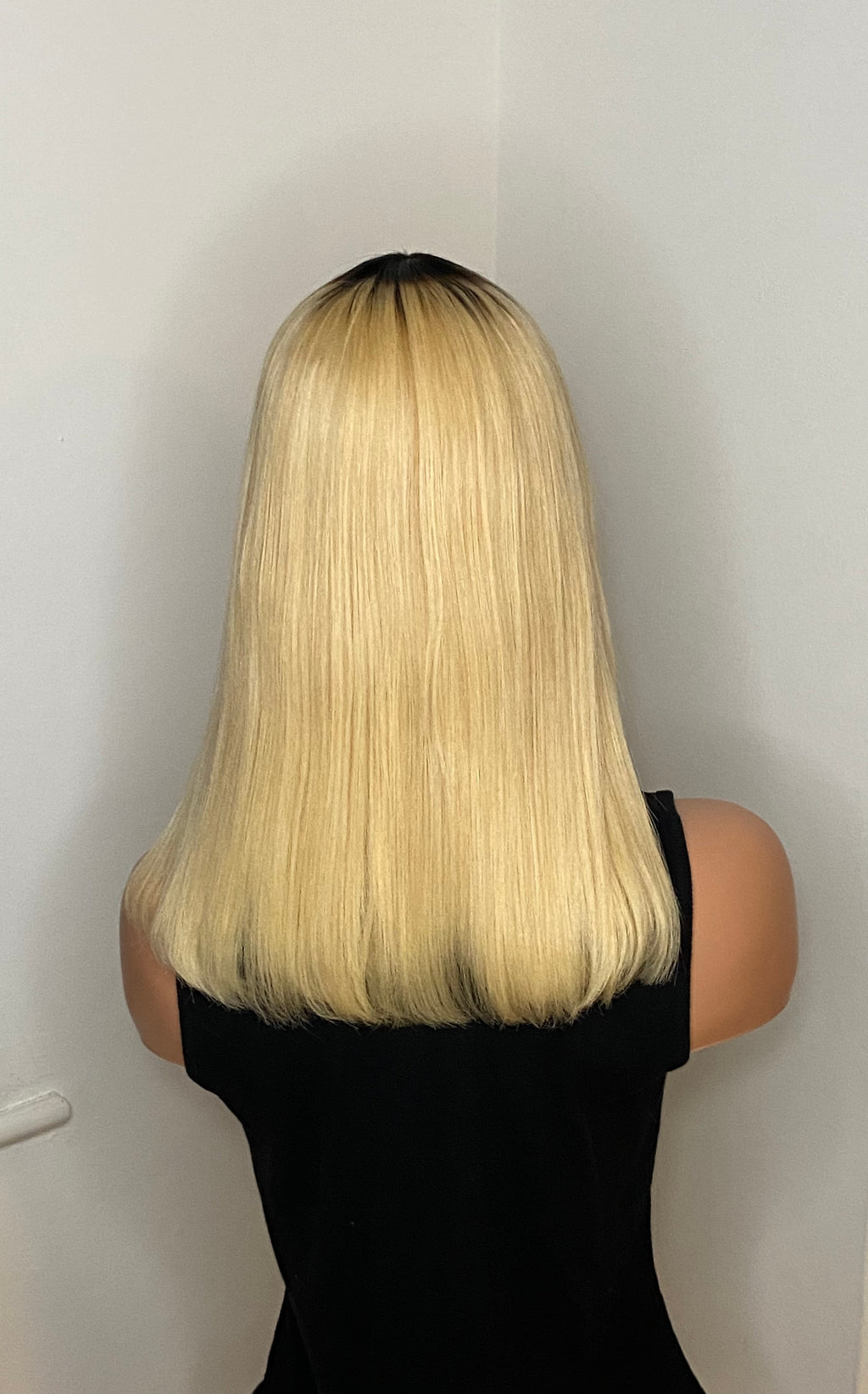 VIVIAN | Lace Fringe Wig | Dark Roots | 100% Human Hair | PRE ORDER ONLY