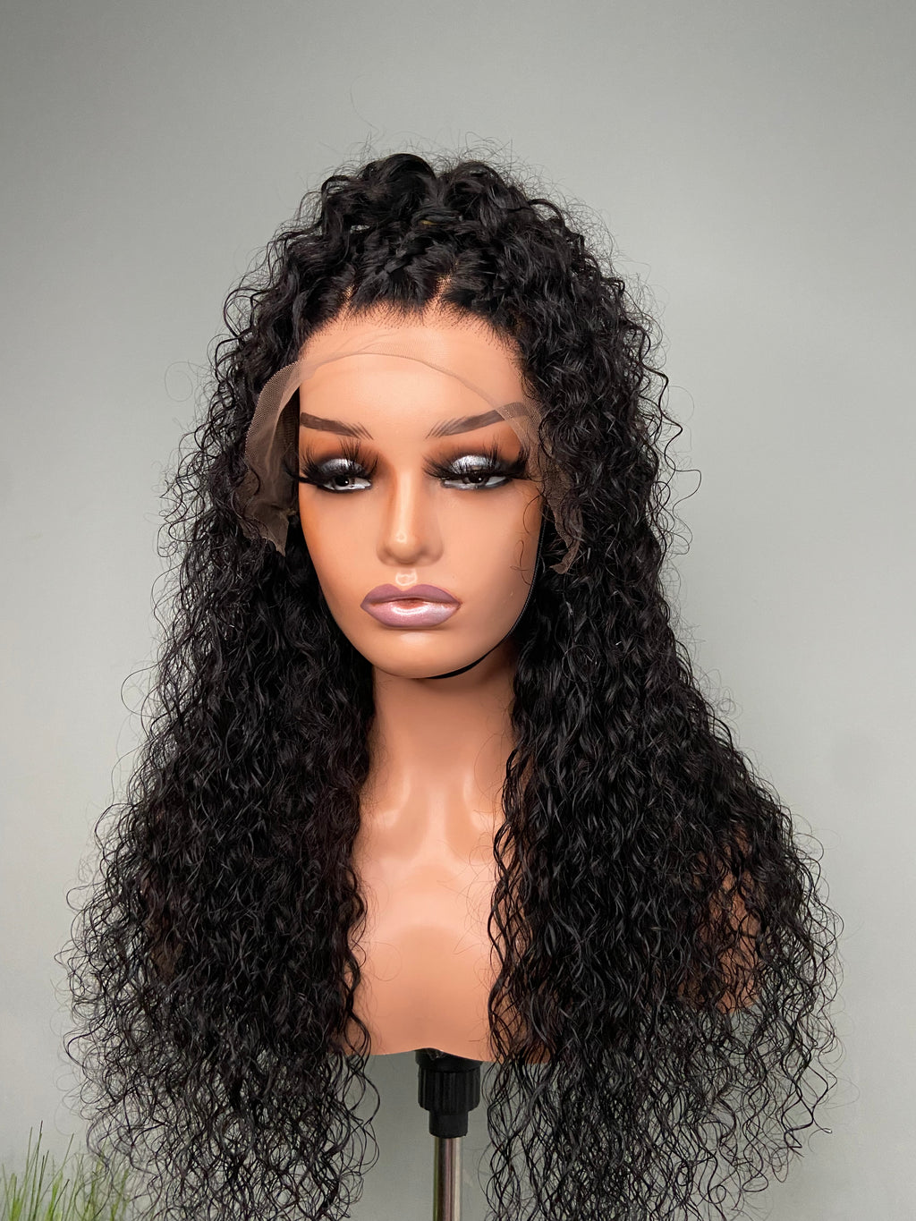 Lace Front Wig | 100% Real Human Hair | 22” Water Wave Hair | Transparent Swiss Lace | Ready to Ship