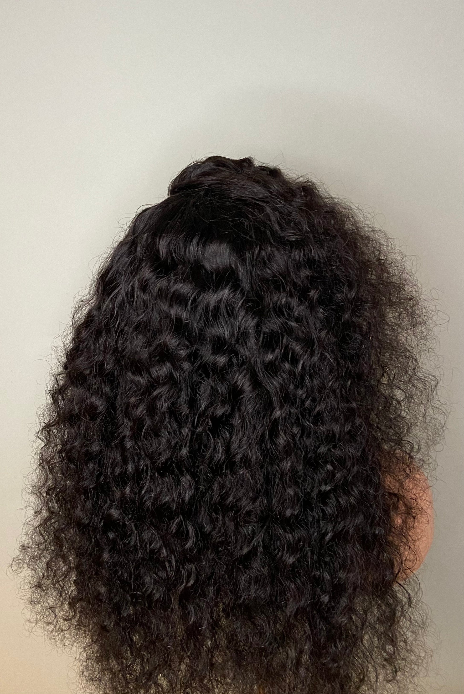 Lace Front Wig | 100% Real Human Hair | 22” Deep Wave Long Hair | Transparent Swiss Lace |