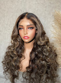 CIARA | 7x7 HD Lace Wig | 26” Virgin Vietnamese Bodywave Hair | Balayage Mix Blonde Highlights | PRE ORDER ONLY