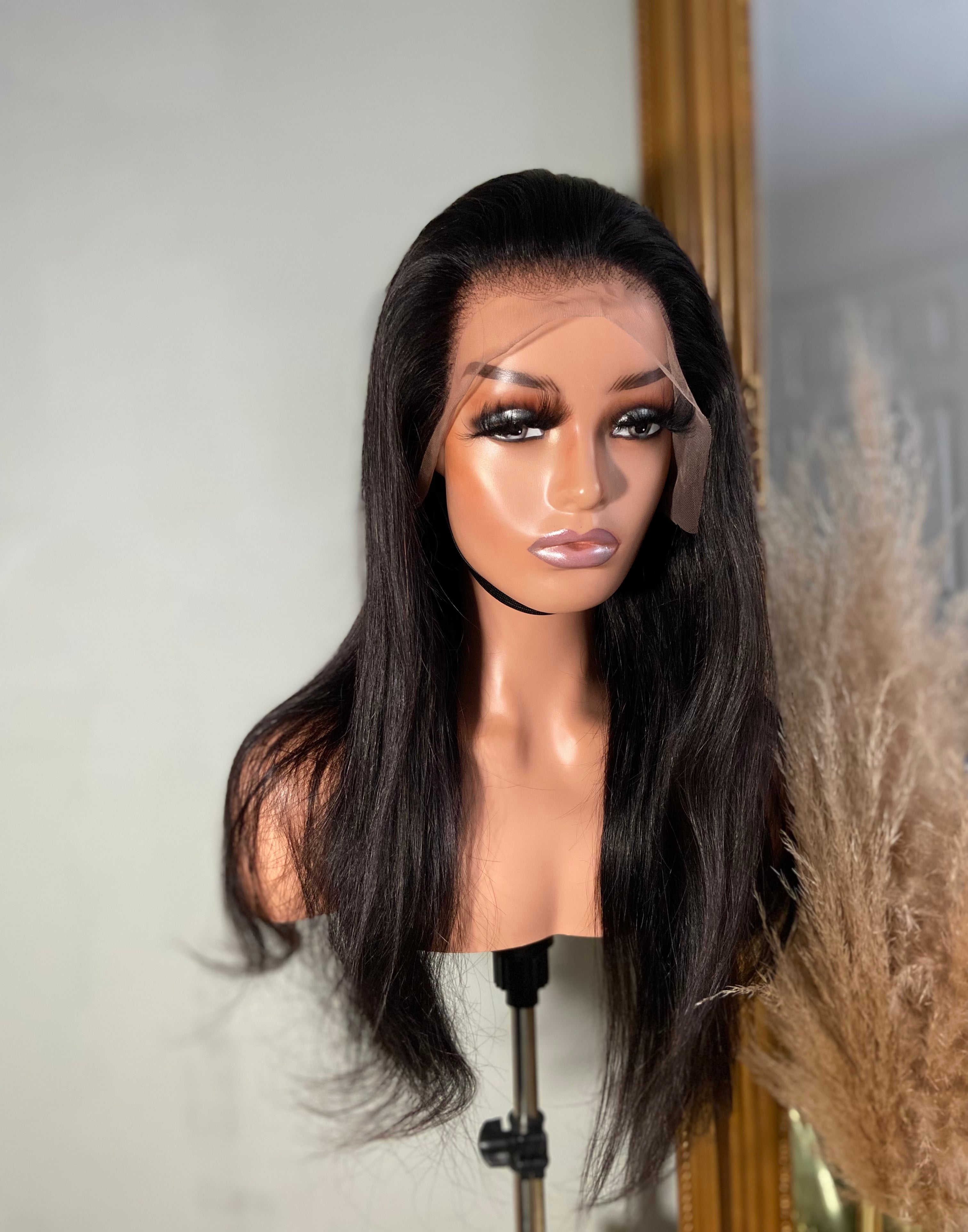 CHLOE | 13x4 Transparent Lace Frontal Wig | Bone Straight Hair | PRE-ORDER