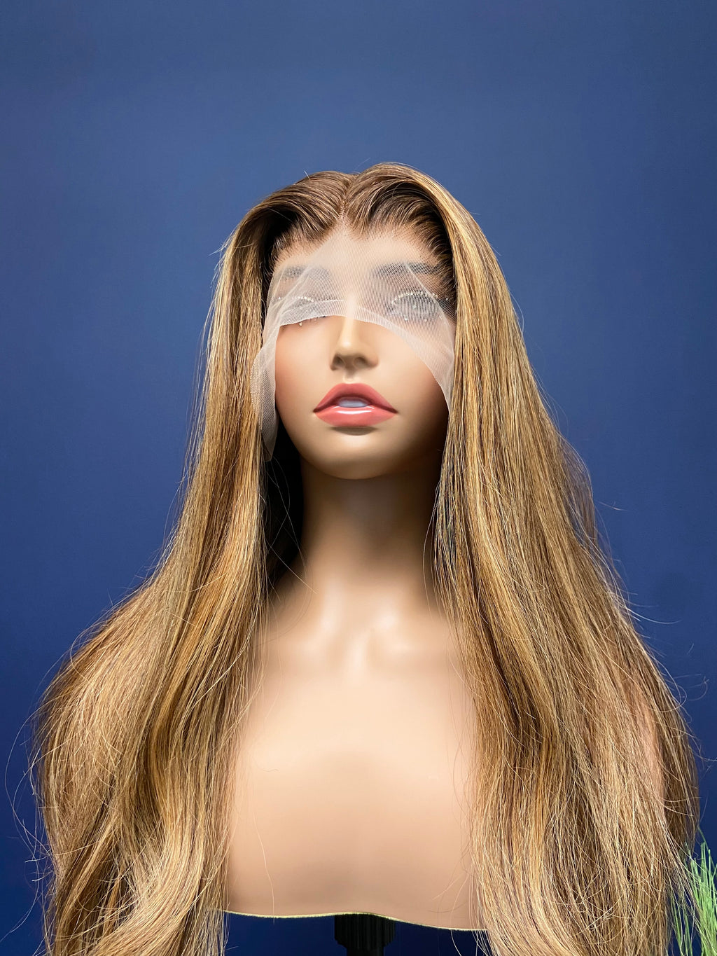 JOANNA | Full Lace Wig | 100% Human Hair | Auburn/Blonde Highlights | PRE ORDER