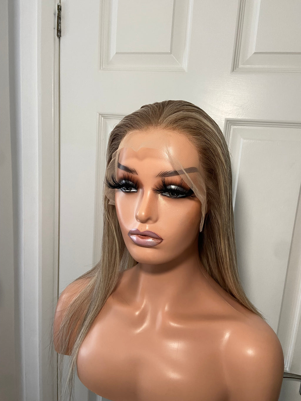 GEMMA | Ash Blonde Highlight Wig 14” | 13x6 Lace Frontal | Human Hair | PRE-ORDER ONLY