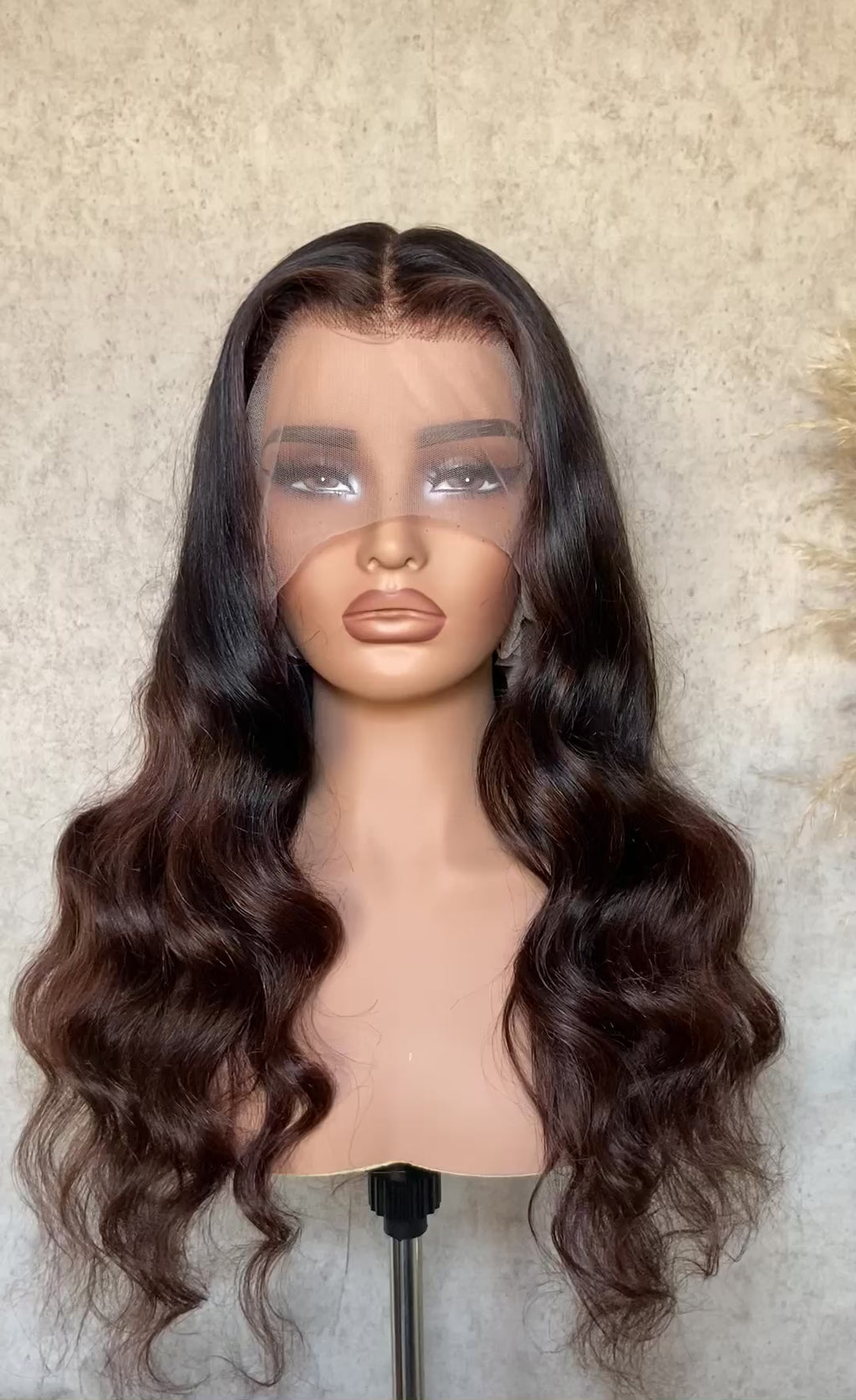 BRIE | Full Lace Wig 20” | Virgin Vietnamese Hair | Body Wave | Ombre Brown | PRE-ORDER ONLY
