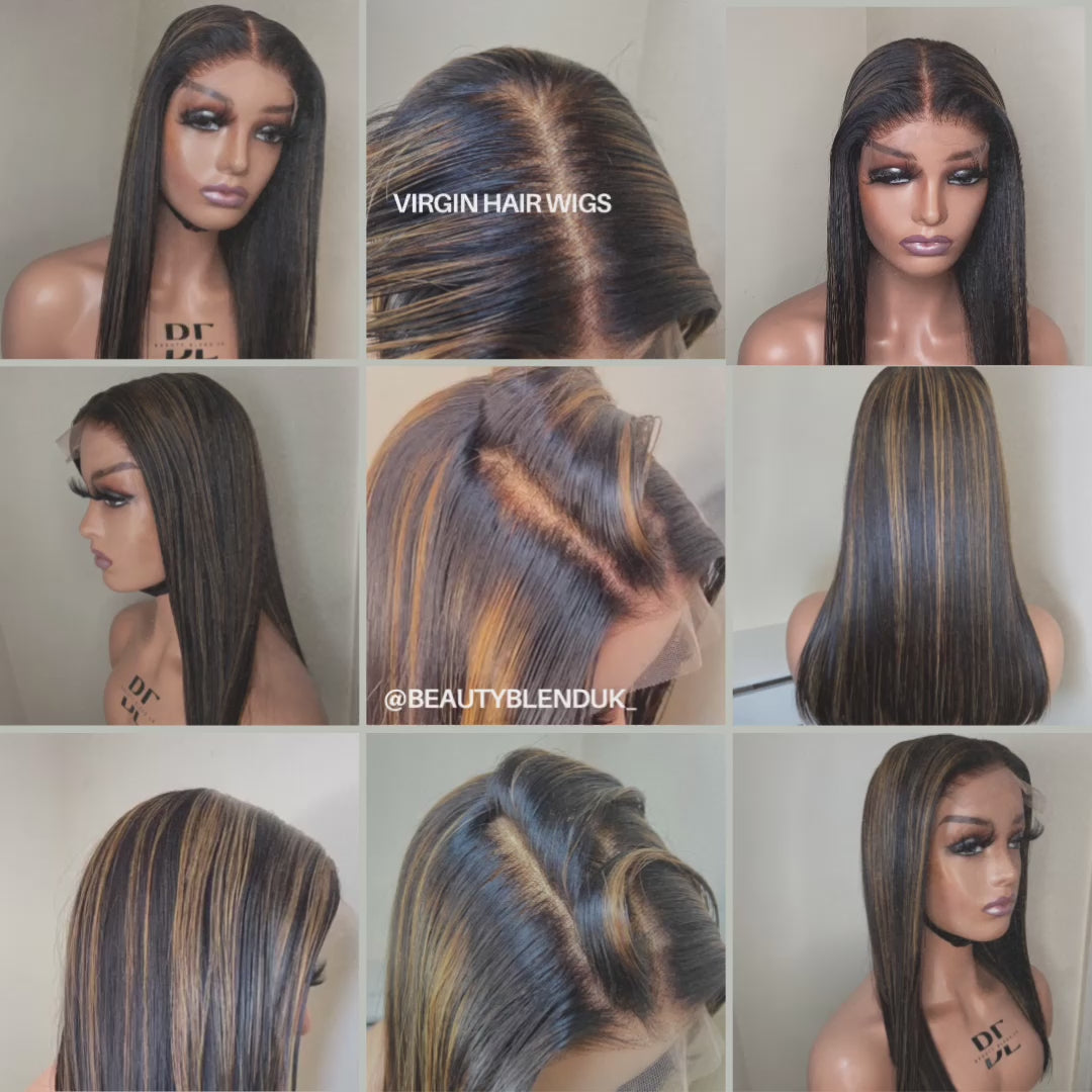 Load video: Virgin Hair Wigs