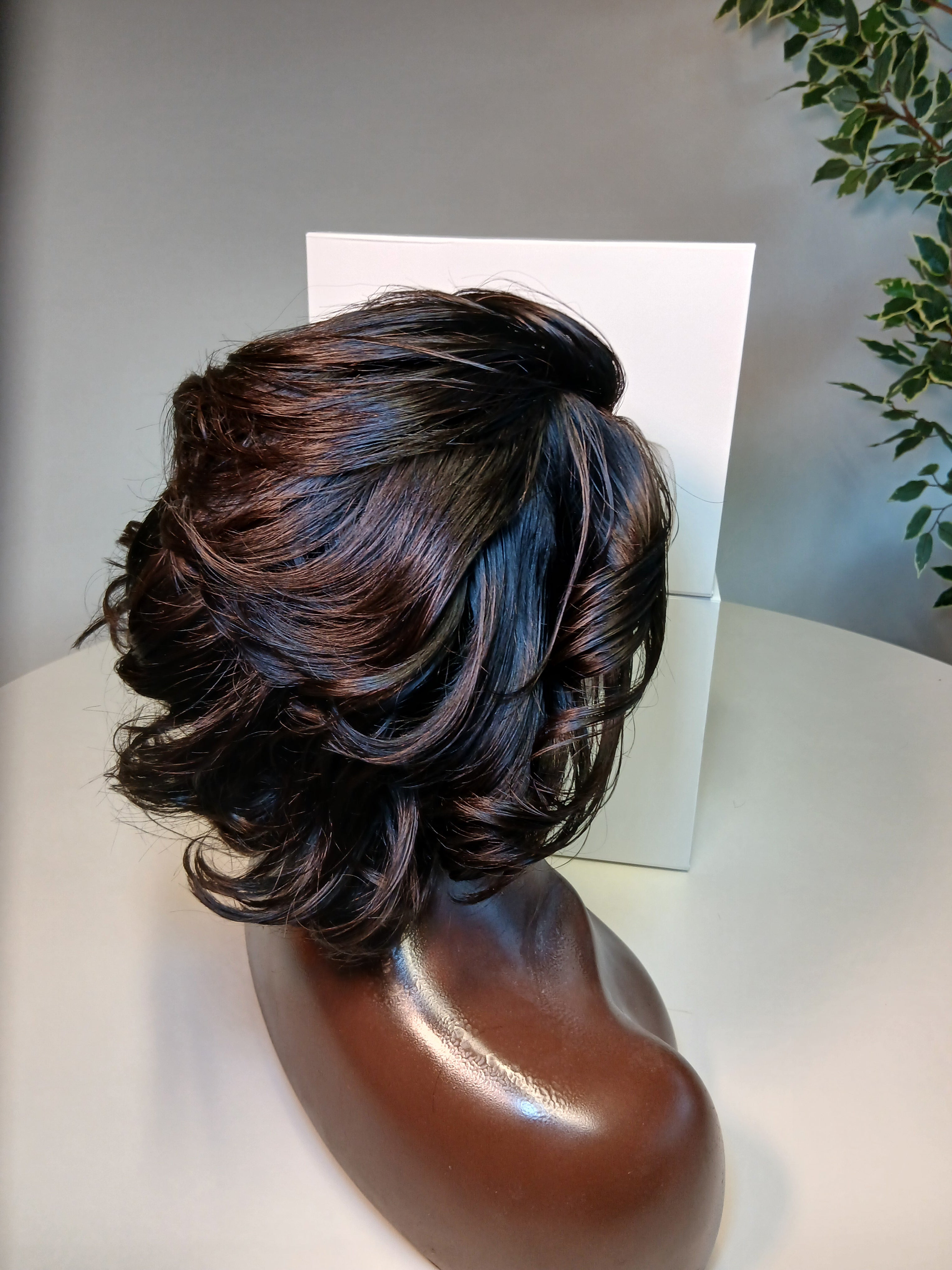 SADE | Full Lace Wig 8 inches | Human Hair | Transparent Swiss Lace