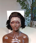 SADE | Full Lace Wig 8 inches | Human Hair | Transparent Swiss Lace