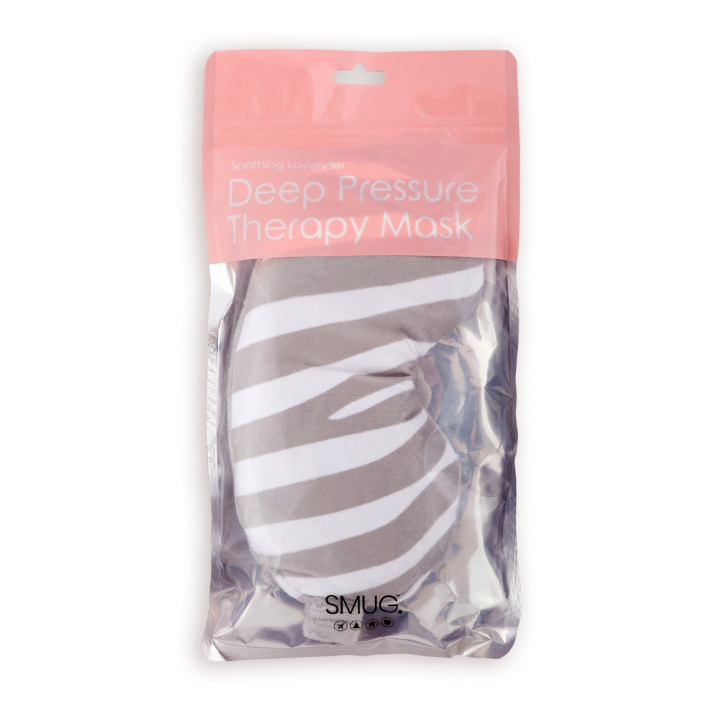 Lavender Deep Pressure Therapy Eye Mask - Zebra Print