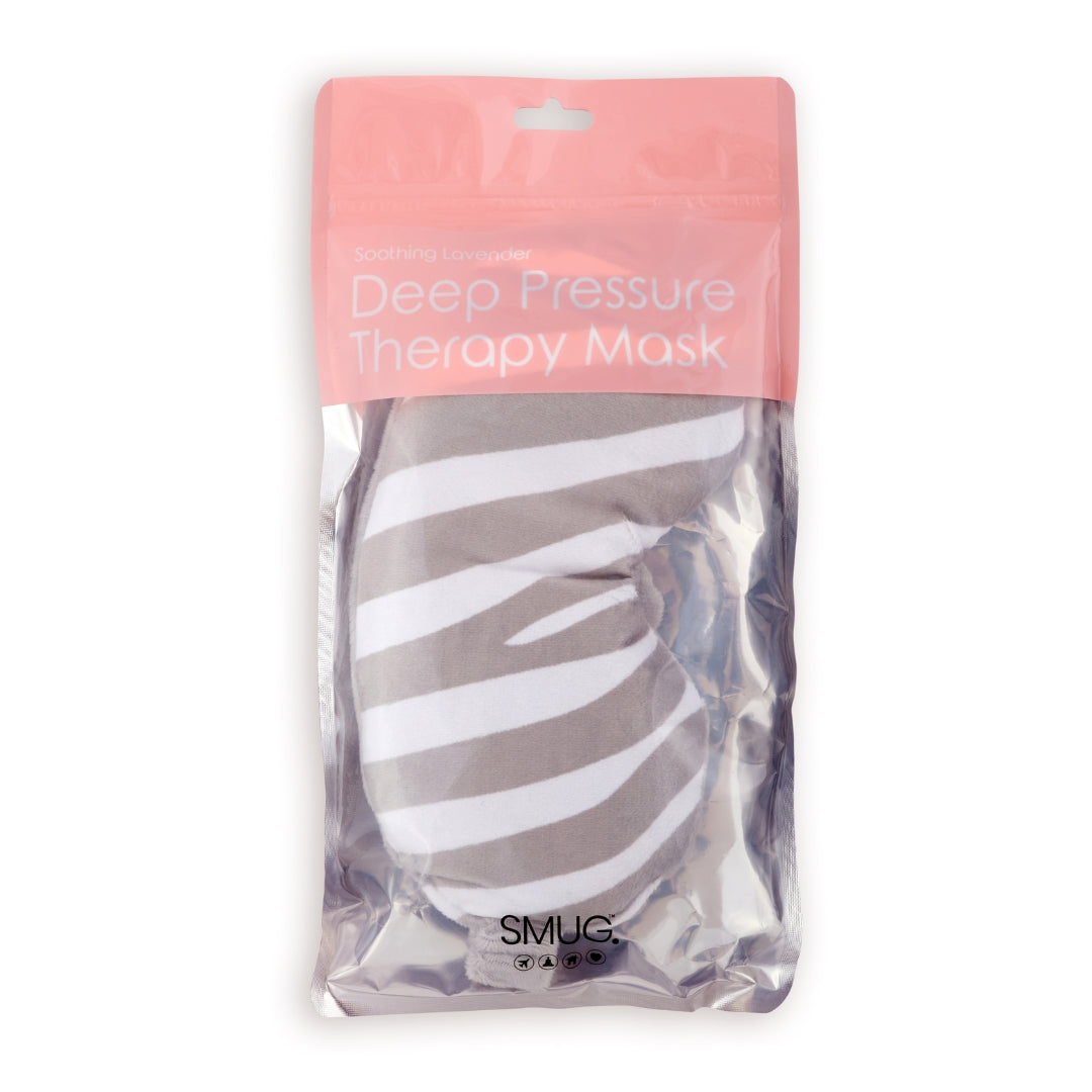 Lavender Deep Pressure Therapy Eye Mask - Zebra Print