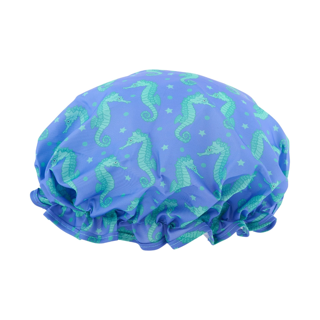 Shower Cap - Seahorse Print